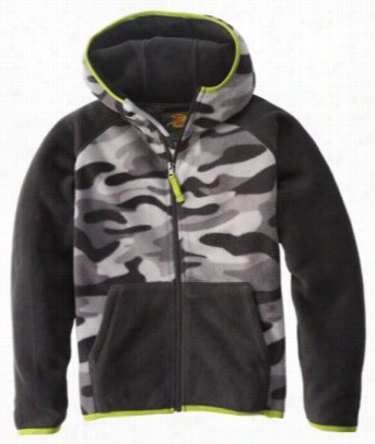 Camo Fleece Jerkin For Toddlers - 3t