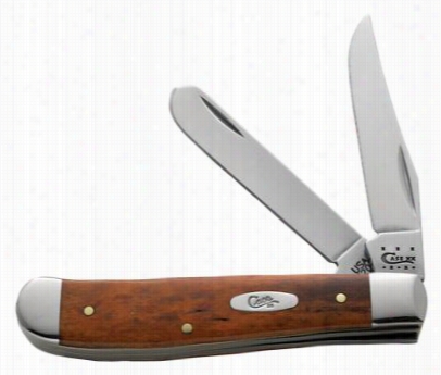 Case Smooth Chestnut Bone Mini Trapper Pocket Knife