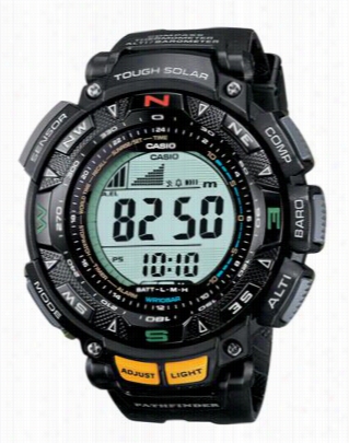 Casio Pathfinder Ssolar Watch Forr Men - Dark/black