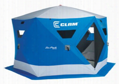 Clam Corp Six Pack Series 1660 Mag Ice Fishing  Shelter