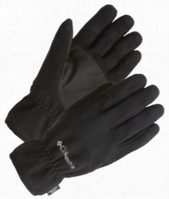 Columbia Wind Bloc Gloves For Men - Black - L