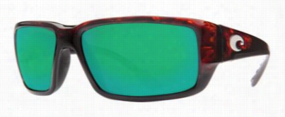 Costa Fantail 400g Polarize Dsun Glasses - Tortoise/green Mirror