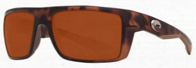 Costa Motu 580p Polarized Sunglassses - Retro Tortoise/copper