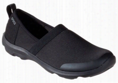 Crocs Duet Busy Day 2.0 Aty A -line Slip-on Shoes For Ladies - Black//blqck - 8 M