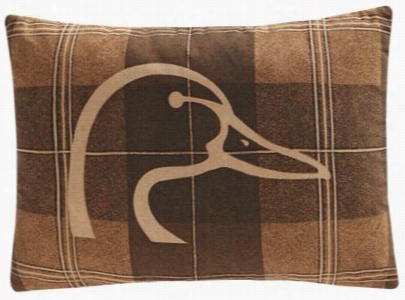 Ducks Unlimited Plaid Assemblage Oblong Throw Pillow