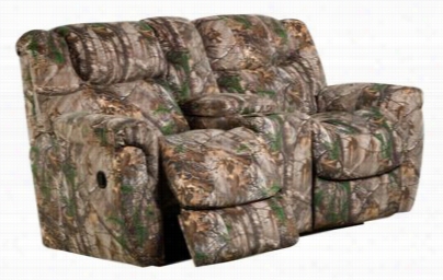 Lanef Urniture Cottage Accumulation Dual Reclining Bracket Love Wave T - Realtree Xtra