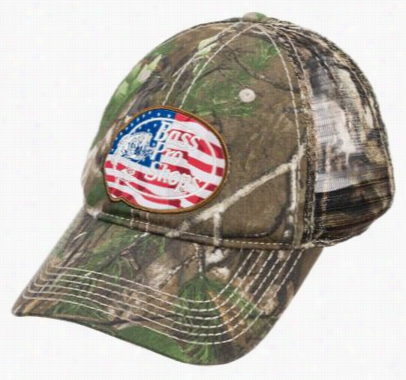 Meshback Flag Cap - Realtree Xtra Grwen