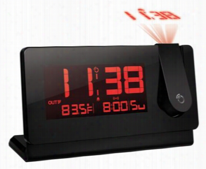 Oregon Scientific Slm Black Llin Eprojection Clock