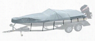 "exact Fit&quott; Boat Cover - Nitro Boats - 2002-2005 188 Pot - Arctic Silver