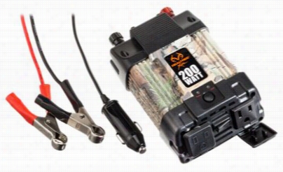 Realtreee 200w Inverter With Dual Direct Plug In And Usb