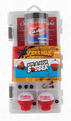 Shakespeare Spiderman  Hide~a-hook Bobbber Ki T