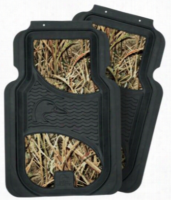 Signature Automotive Ducks Unlimited Mossy Oak Sahdow Grass Blades Floor Mats - Set Of 2