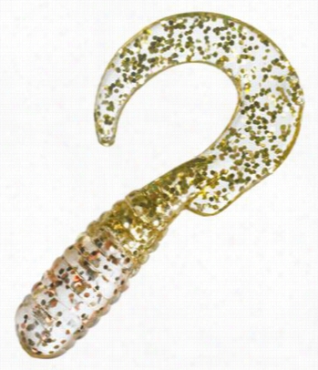 Squirmin' Grub Heavy Glitter - 2" - Sand/gold Mealflake