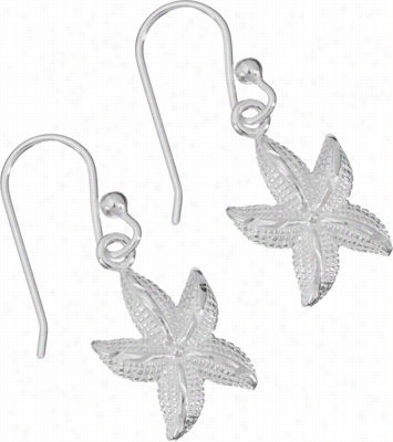 Sterlinng Islver Starfish Earrings