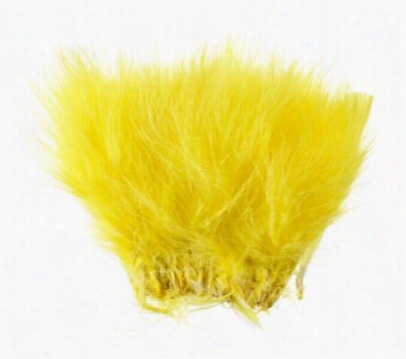 Strung Marabou Tying Material - Yellow