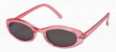 Sunbelt Kidz Polka Dot Sung Lases For Girls - Pink With White Polkq Dots/grey