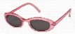 Sunbelt Kidz Polka Dot Sunglasses for Girls - Pink with White Polka Dots/Grey