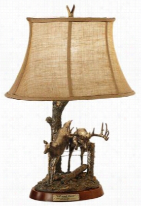 Tim Wolfe Up And Over Deer Lamp - California Residents