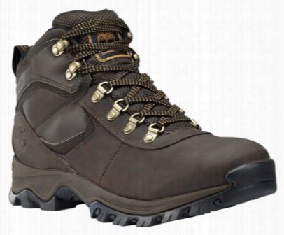 Timberland Earthkeepers  Mt. Maddsen Mid Waterproof Hiking Boots For Men - Dark Brown - 10.5m