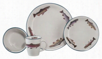 Trout 16-piece Dinnerware Srt