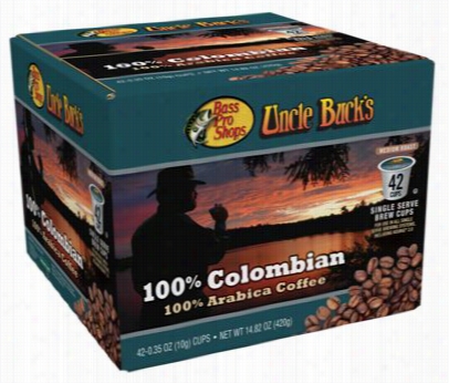 Uncle Buck's 100% Columbian Single Serve Coffew Brew Cups
