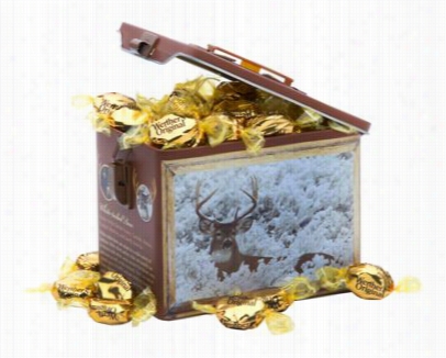 Whitetail Deer Collectible Tin  With Carameml Hard Candy