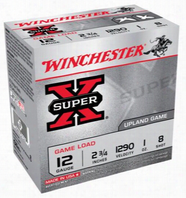 Winchester Super-x Game Load Shotshells - 12 Gauge - #7.5 Shot - 250 Rounds