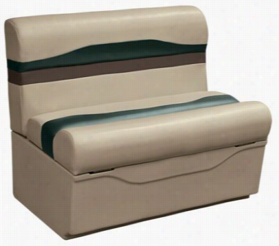 Wise Talon Pontoon Furniture Series 36' Bench Seat Ste - Java/rock Salt/everg Reen