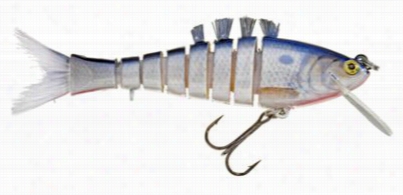 Billed Mini-z9r Swimmbait - 4" - Green Gizzard Shad