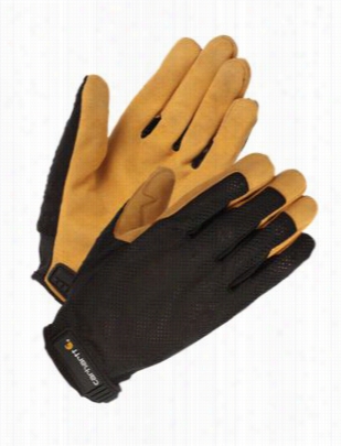 Carhartt Ventilated  Gloves For Men - - M - Black/barley