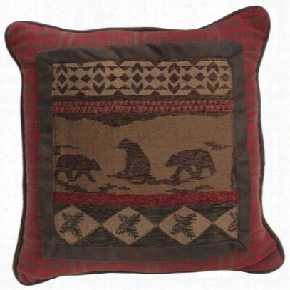 Cascade Lodge Collection Plaid Throw Pillow