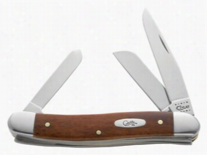 Case  Level Chestnut Bone Medium Sttockman Pocket Knife