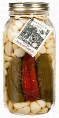 Cherih Valley Gardens Hot 'n Spicy Pickled Garlic - 64 Oz.