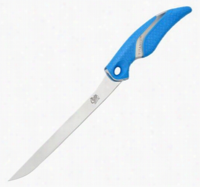 Cuda 7' Titaanium Mbonded Freshwater Fillet Knife With Ssheath