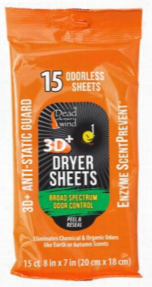 Dead Down Wind Scentprevent Dryer Sheets