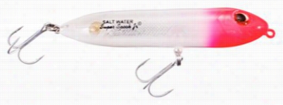 Heddon Saltwater Super Spook Jr. Hardbaits - White/pink/silver