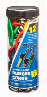 Highland Heavy-duty Bungee Cord Assortment - 12-pack