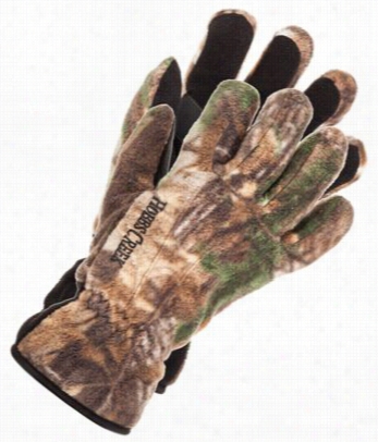 Hobbs Creekk Fleece Gloves For Men - Realtree Xtra  - M/l