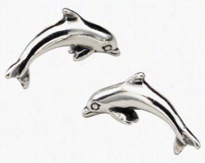 Kabana Jewelry - Sterling Silver Mini Dolphin Earrings