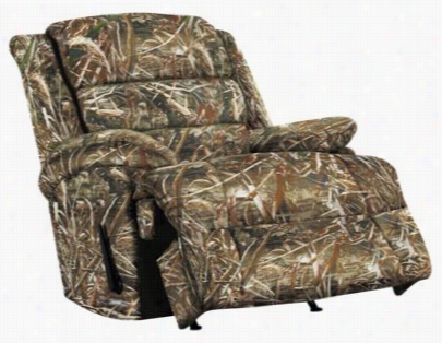 Lane Firniture Base Camp Collection Comfort King Wall Saver Ocker Recliner - Realtree Max-5