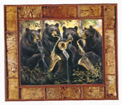 Mason Maloof Designs Jazz Bears By Marilynnn Mason - Limited Edition Giclee Print