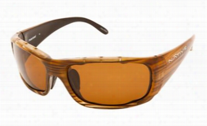 Native Bomber Poarized Sunglasses - Wood/brown