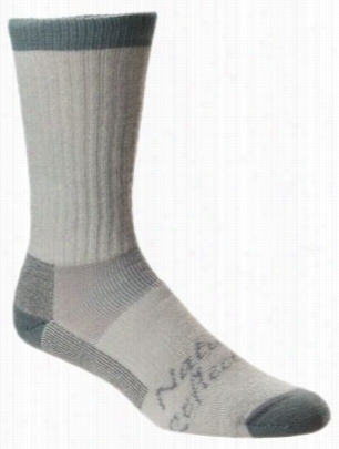 Natural Reflections Lifetime Guaranntee Socks Ffor Ladies - Balsam Gren/gray - M