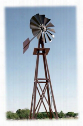 Outdoor Water Ssolutions Small Bronze Backyqrd Windmill