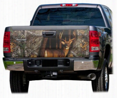 Realtree Wh1tetail Tailgate Graphic Kti - Realtree Xtra