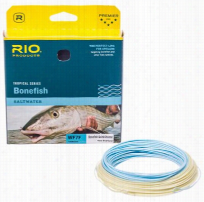 Rio Bonefish Quickshooter Floating Fly Line - Aqua Blue/sand - 7 Line Weight