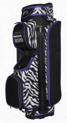 Rj Sports Eved After Deluxe Cart Golf Bag For Ladies - Zebra