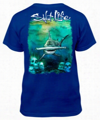 Salt Life Hammerhead Seas T-shirt For Kids - Xs