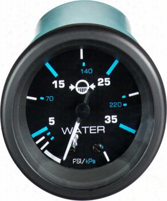 Sierra Marine Eclipse Series 2' Water Pressur Egauge