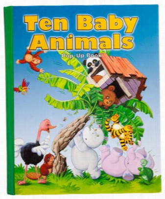 Ten Baby Animals Ppop-up Book For Kids